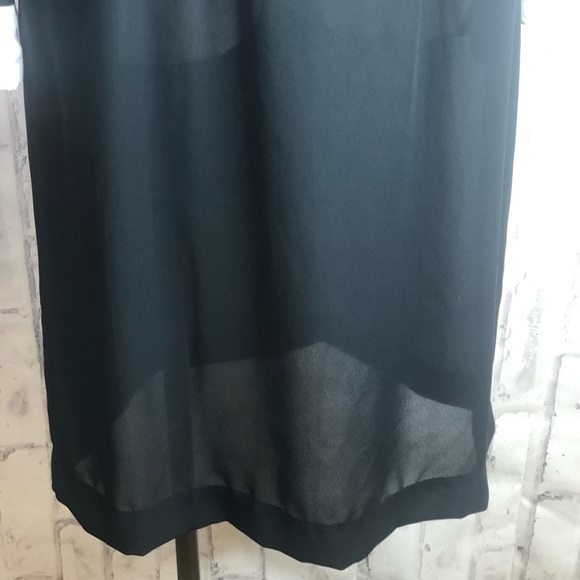 VTG Ms Chause black front pleated sheer collar - Picture 4 of 12